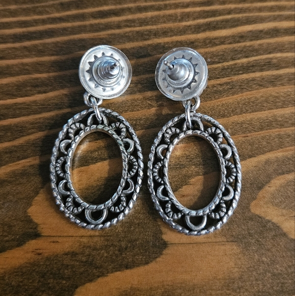 Brighton Rhinestone Townsend Circle Earrings - Picture 6 of 6